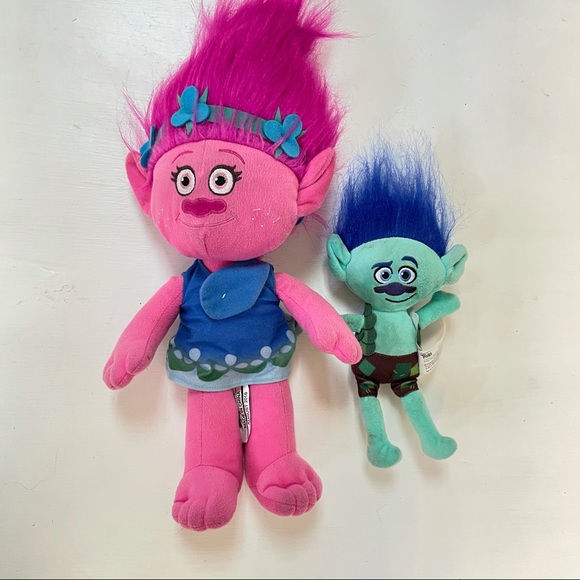 TROLLS DOLL 2 Pieces Good Condition - Picture 3 of 6